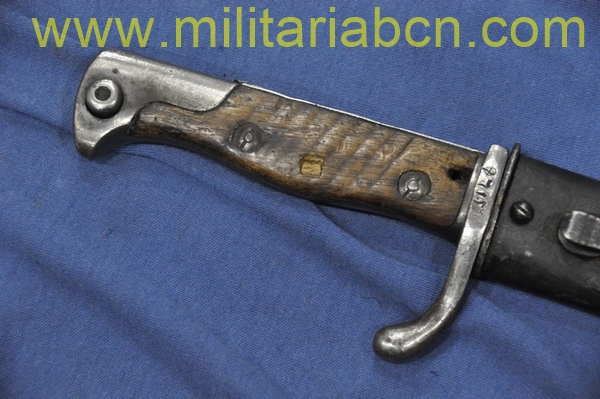 Turquía. Bayoneta turca 1884/98 primer modelo, sin anilla.