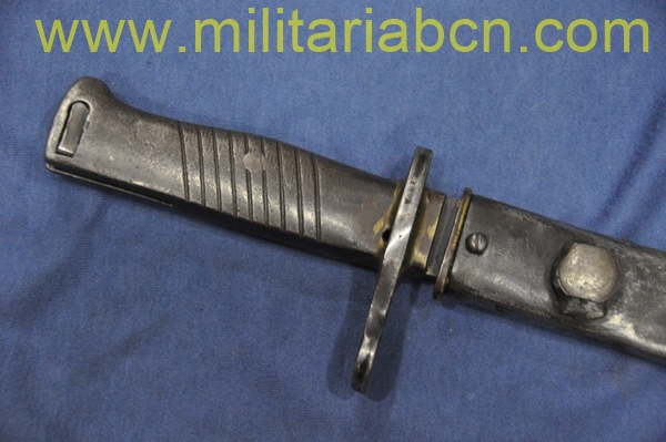Turquía. Bayoneta Model 1913. Fabricación alemana. Para el Mauser del 8mm M1893 y el M1903. ​Utilizada en la 1a Guerra Mundial.