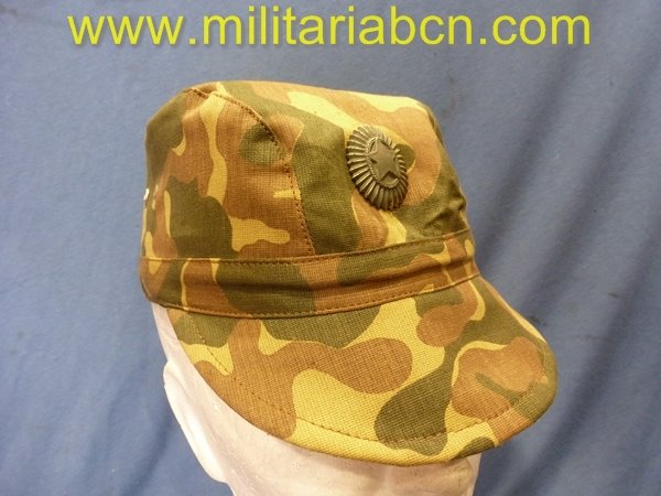 URSS Unión Soviética.  Gorra de camuflage.  Años 80.