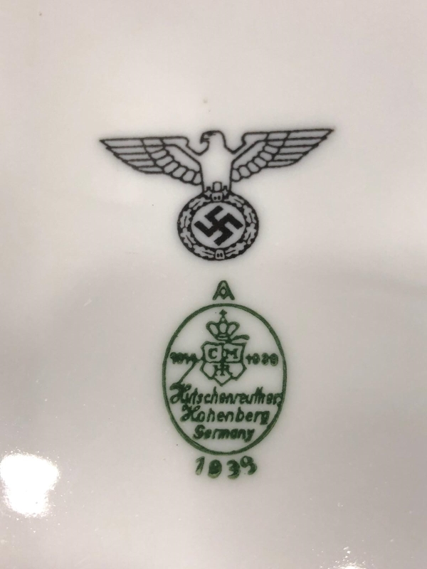 Plato de la Wehrmacht. Hitschenreuther 1939. 235 mm.