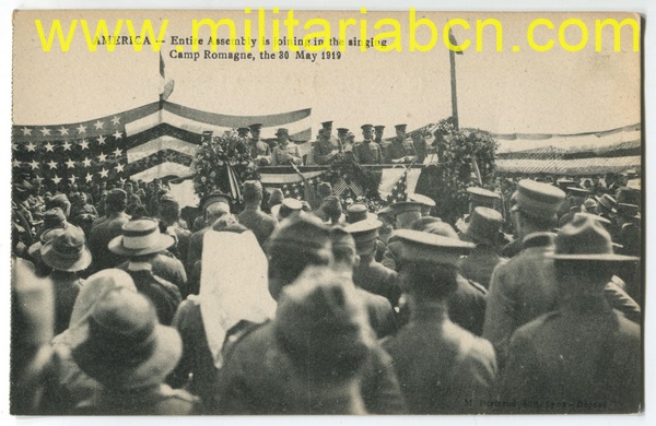 Postal. Estados Unidos. 1ª Guerra Mundial.