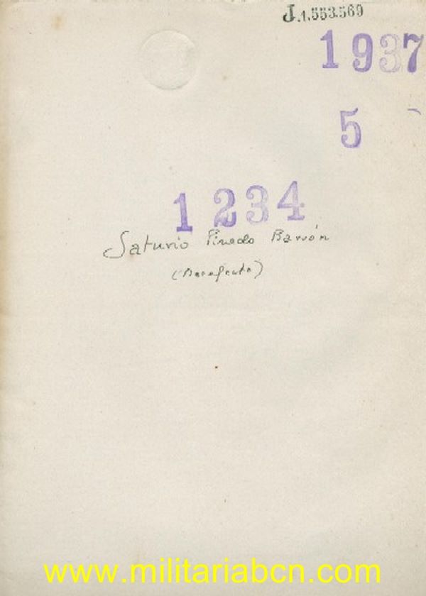 Expediente por desafección. Incoado en Valencia durante la Guerra Civil un miembro de Renovación Española. 1937.