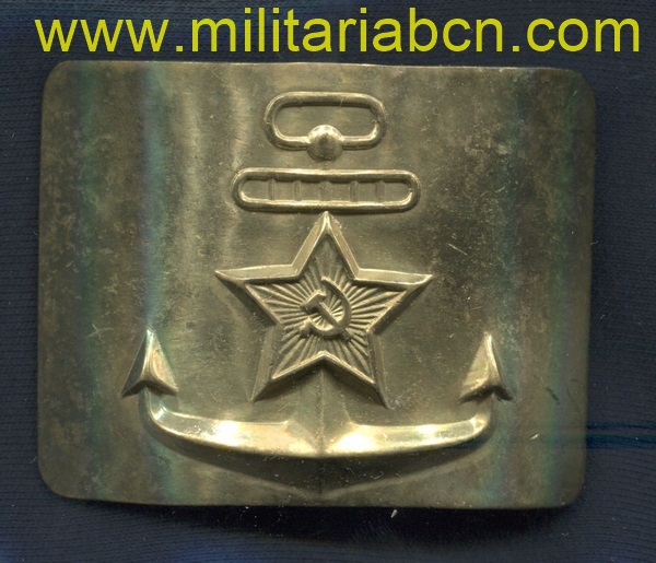 URSS Unión Soviética. Hebilla de la Marina.