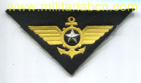 URSS. Unión Soviética. Piloto aeronaval. Tropa. En tela.