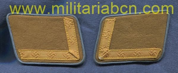 Alemania III Reich Insígnias de Cuello NSDAP Blockleiter