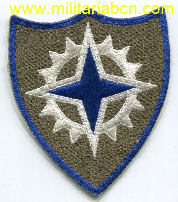 Estados Unidos.  Parche original de la 2ª Guerra Mundial.  16th Army Corps.