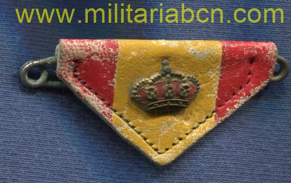 Insignia de solapa de propaganda Carlista o Requeté. Guerra Civil Española.